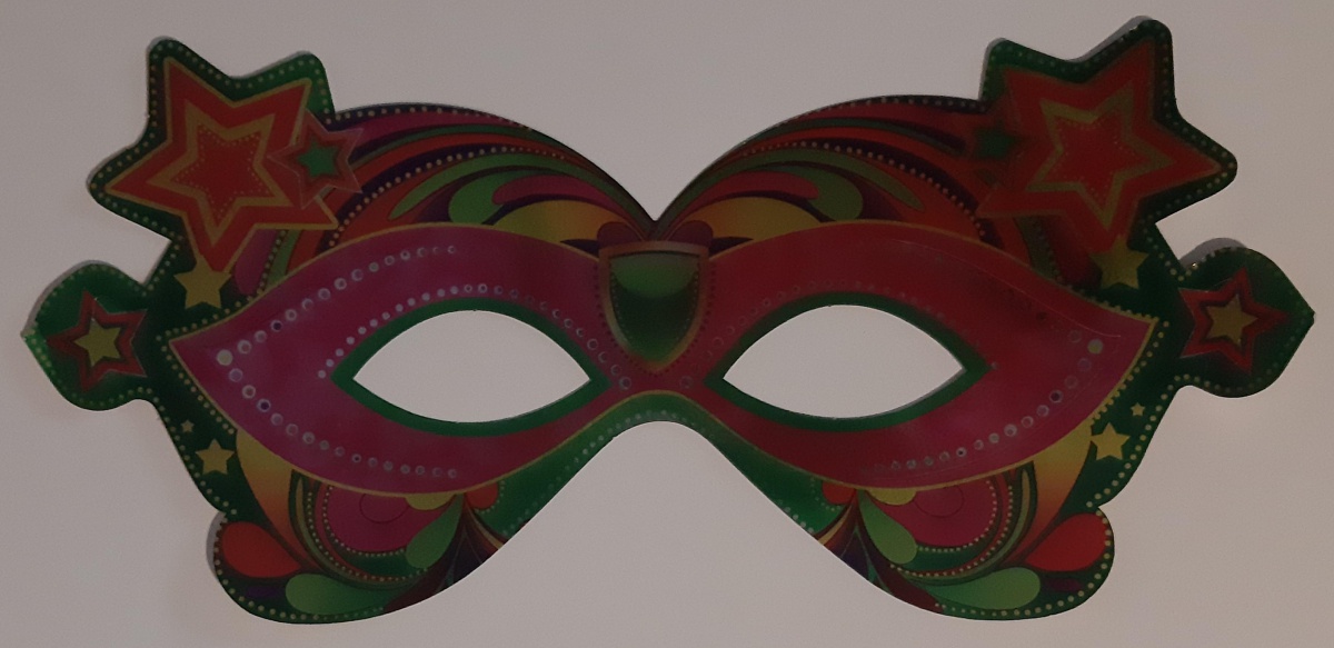 Карнавальная маска на резинке "Звезды"