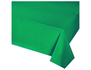 Скатерть полиэтиленовая зелёная 1,4х2,75 м