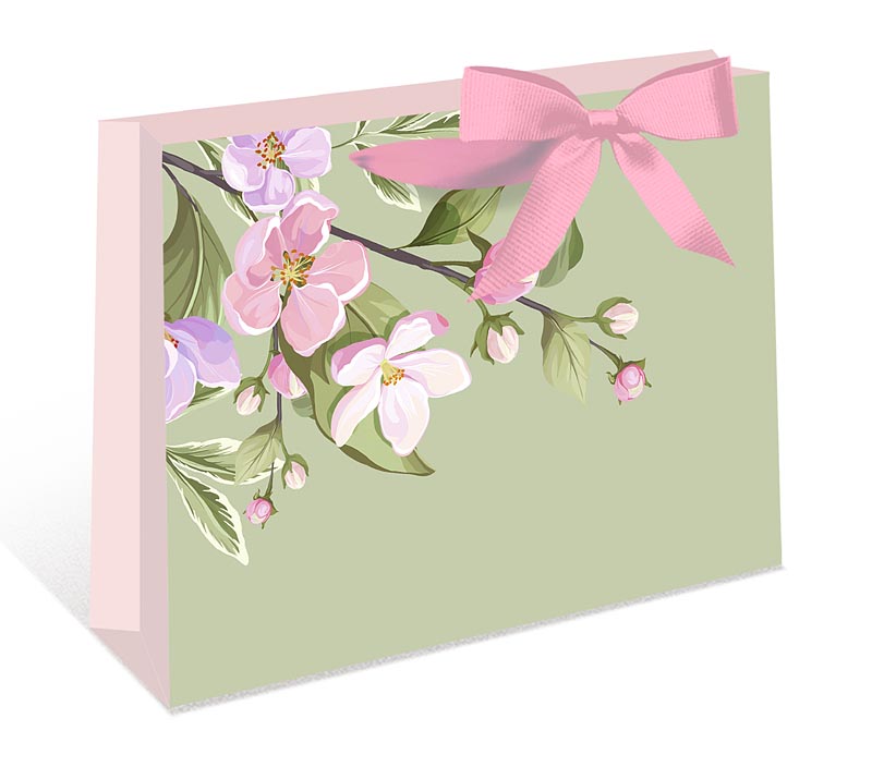 Пакет подарочный ДЕЛЮКС "Яблоня в цвету" (СВ)