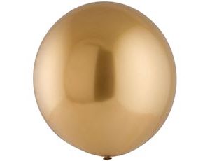 Шар Э 24"/819 Хром Сатин Gold Sateen