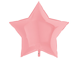 Шар Г Б/РИС ЗВЕЗДА 36" Пастель "Мatte Pink"