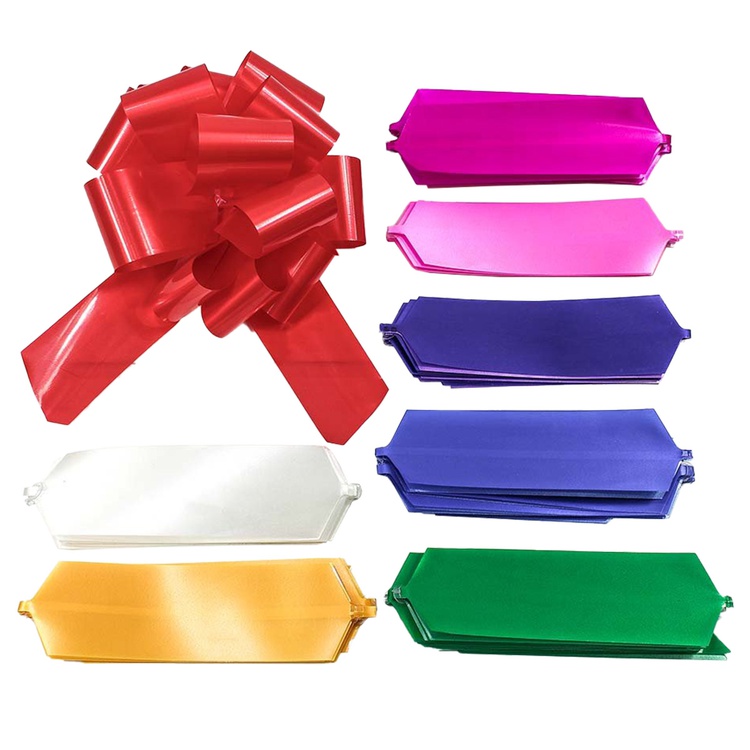 Бант-шар 5 см однотон микс D 13 см