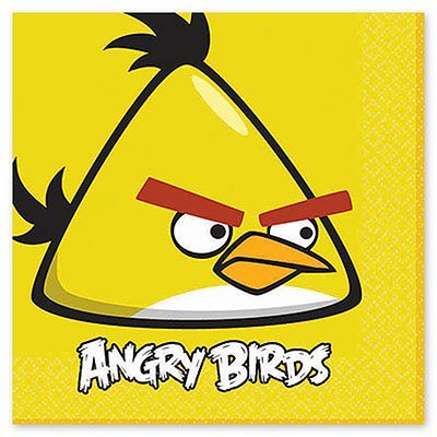Салфетка бумажная "Angry Birds" 33 см 16 шт