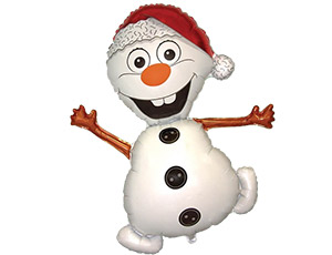 Шар Ф ФИГУРА/9 Снеговик весёлый