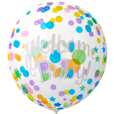 Шар К BUBBLE СФЕРА 18" "WELCOME BABY"
