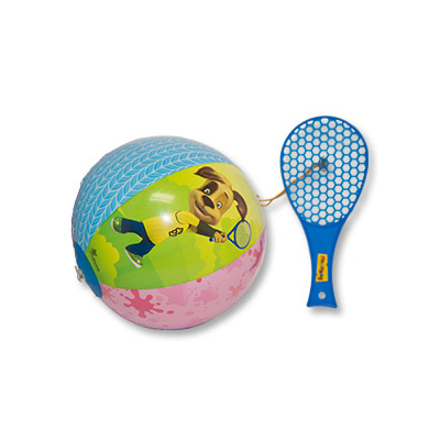 Игрушка надувная "БАРБОСКИНЫ" мяч с лаптой (30 см)