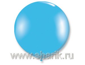 Шар латексный Р 350/085 "Олимпийский" металлик Экстра (115 см) (синий)