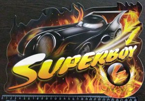 Наклейка оформительская "Superboy"