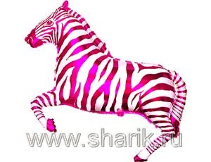 Шар Ф М/ФИГУРА/3 "Зебра малиновая"
