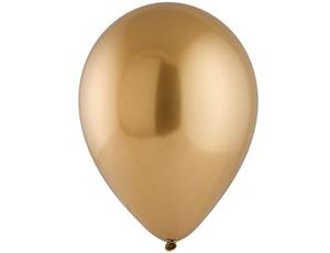 Шар латексный Э 14"/819 ХРОМ Сатин Gold Sateen