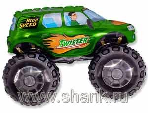 Шар Ф М/ФИГУРА/3 "Внедорожник зелёный"