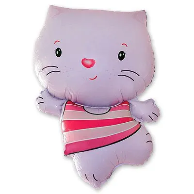 Шар Ф ФИГУРА/11 Котёнок розовый