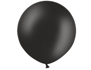 Шар латексный РА 350/025 "Олимпийский пастель Black" (115 см)(чёрный)