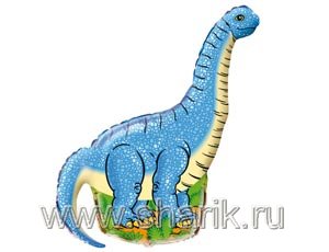 Шар Ф М/ФИГУРА/3 "Динозавр голубой"
