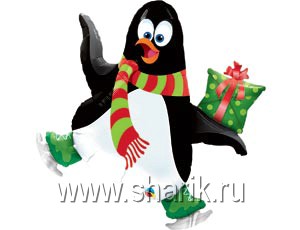 Шар П ФИГУРА 6 "Пингвин на коньках"