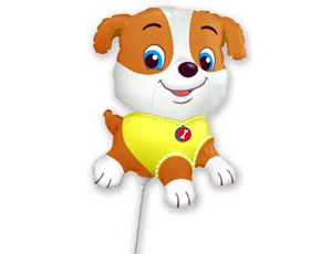 Шар Ф М/ФИГУРА/3 "Щенок в желтом"