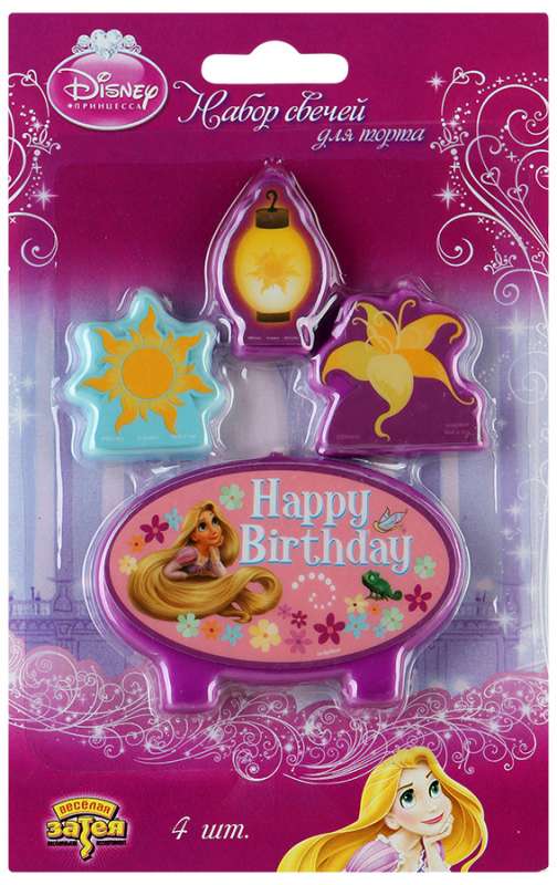 Свечи для торта "Disney НВ Рапунцель"