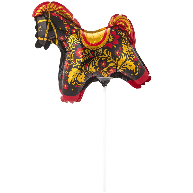 Шар Р М/ФИГУРА Лошадка Золотая роспись