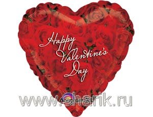 Шар А 18" VD Розы