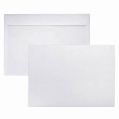 Конверт почтовый белый без подсказа, клей (140 х 195)