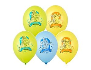 Шар латексный 14" с рисунком "ДР Волшебник Изумрудного Города" 2 цв