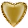 Шар Ф Б/РИС 18" СЕРДЦЕ Металлик Light Gold