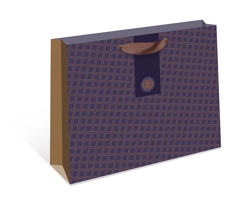 Пакет подарочный СТАНДАРТ ПЛЮС "Стильный" (ААА)