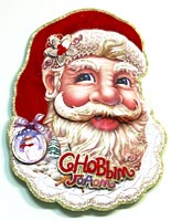 Оформительский новогодний плакат 3D "Дедушка Мороз" Формат А3