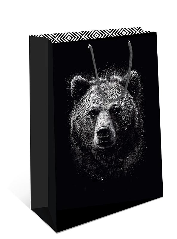 Пакет подарочный "Медведь" (АА)
