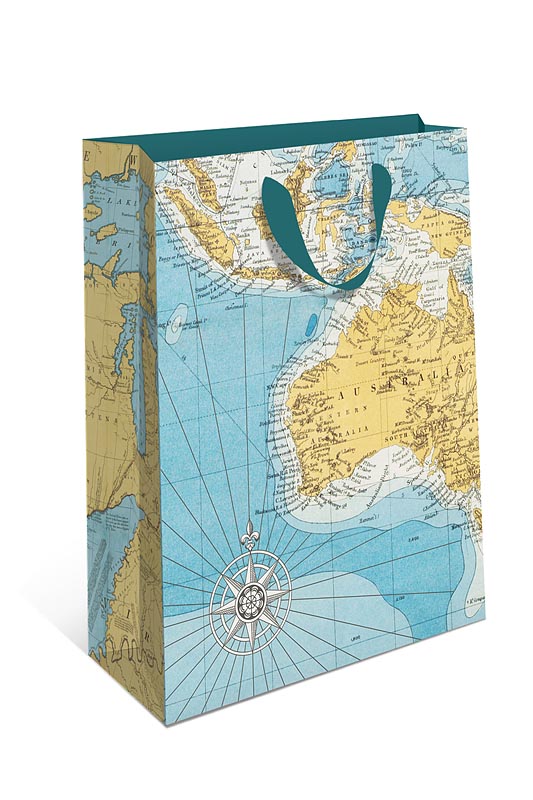 Пакет подарочный СТАНДАРТ ПЛЮС "Карта" (АА+)