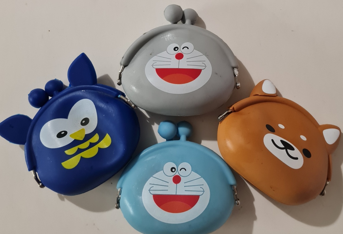 Ассортимент кошельков на фермуаре "Забавные зверюшки"