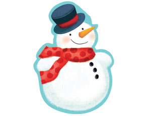 Баннер Снеговик 41 см