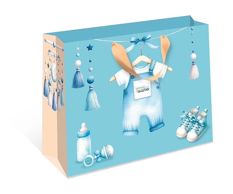 Пакет подарочный СТАНДАРТ ПЛЮС "На рождение мальчика" (ААА+)