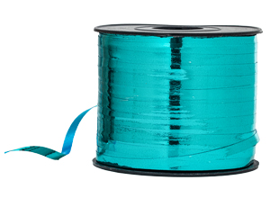 Лента металлизир 5 ммХ250 м БИРЮЗОВАЯ