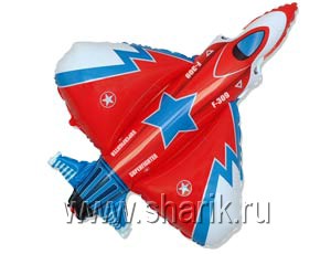 Шар Ф М/ФИГУРА/3 "Истребитель красный"