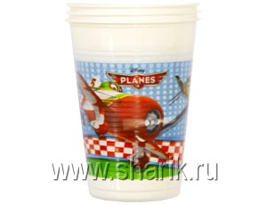 Стакан пластиковый "Самолёты" 8 шт