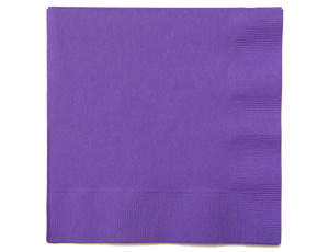 Салфетка бумажная "Purple" 33 см 16 шт