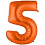 Шар фольгированный Г ЦИФРА 5 40" Пастель Orange