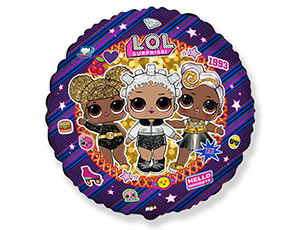 Шар Ф 18" "Куклы ЛОЛ"