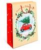 Пакет подарочный новогодний "Счастливого Нового года!" Красная машина с ёлкой" (DE)