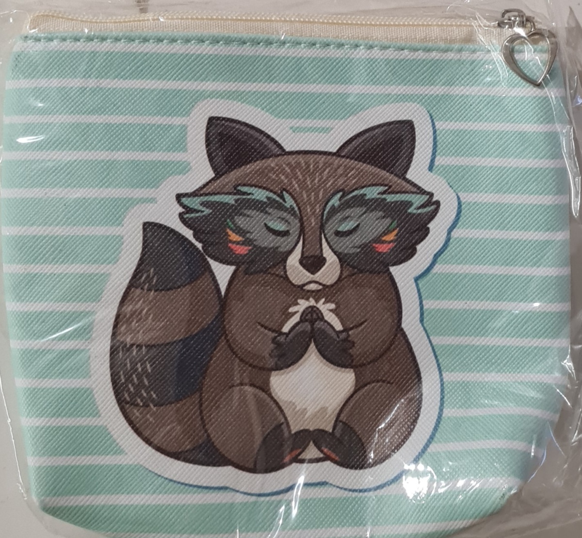 Кошелёк на молнии "Енот"