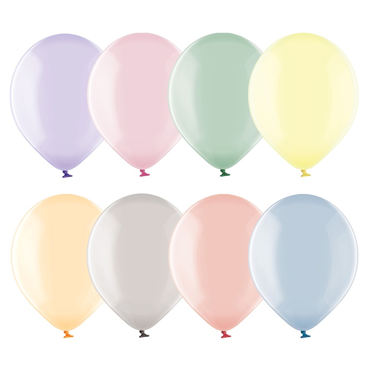 Шар латексный В 105 Кристалл ассорти Экстра BUBBLE