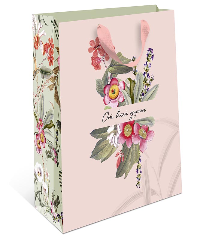 Пакет подарочный СТАНДАРТ ПЛЮС "От всей души" (АА+)