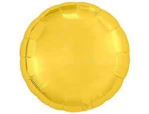 Шар Р Б/РИС КРУГ 30" Металлик Gold