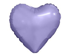 Шар Р Б/РИС СЕРДЦЕ 9" Пастель Lavender