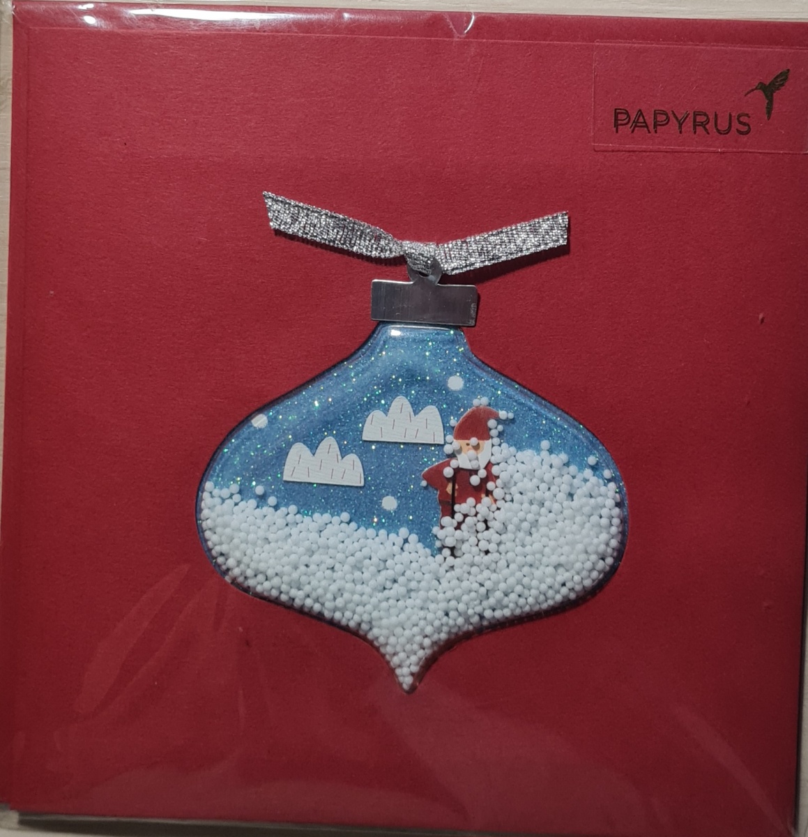 Открытка "Ёлочный шарик" Лакарт (код 15)