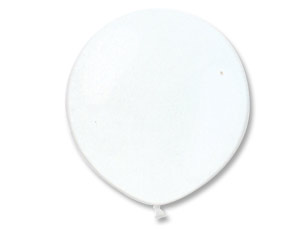 Шар латексный В 250/002 Олимпийский Пастель White Экстра (60 см) (белый)