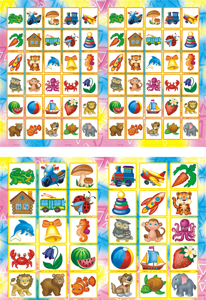 Комплект наклеек для детского сада (90 штук)
