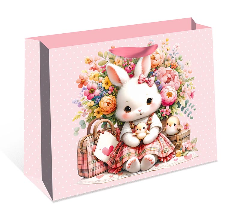 Пакет подарочный СТАНДАРТ ПЛЮС "Милая Зайка" (ААА+)