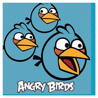 Салфетка бумажная "Angry Birds" 25 см 16 шт